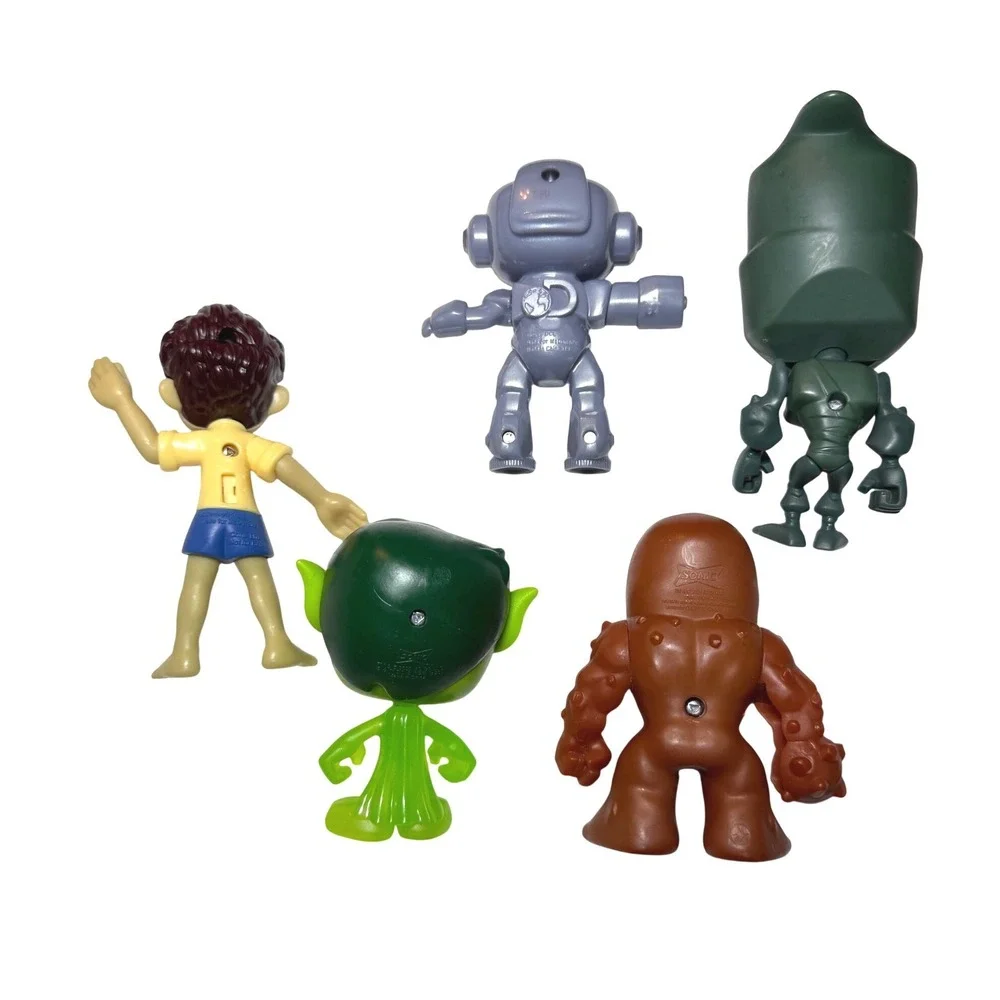 Mixed Action Figure Lot Beast Boy Clayface‎ Luca TMNT Foot Soldier Sonic Toy 5pc